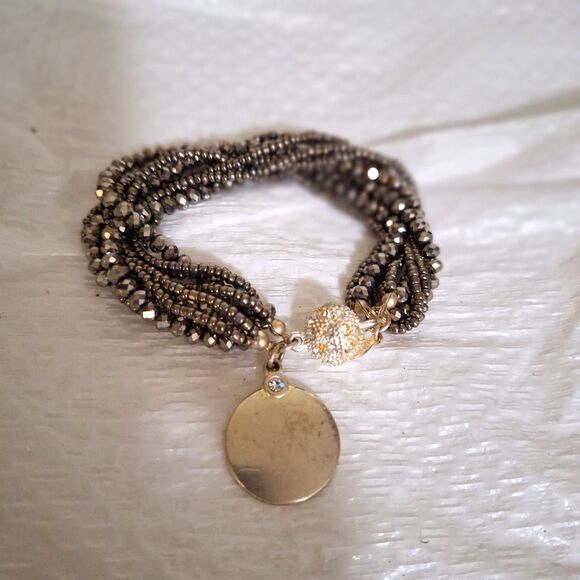 A TR China Women's Bracelet Layered Rhinestone Boho Elegant Eveningwear - Picture 1 of 7